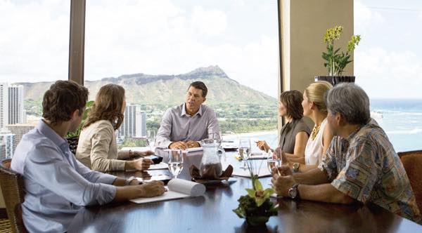 hawaii business meeting　ハワイ　ビジネス　ミーティング